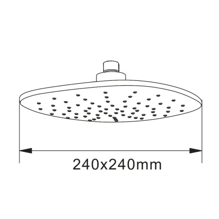 Верхний душ Agger Marine ATS05